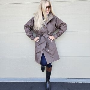 Vintage Thermaster Ex Cond & Pro Clean Taupe Winter Trench Coat, Small, $70